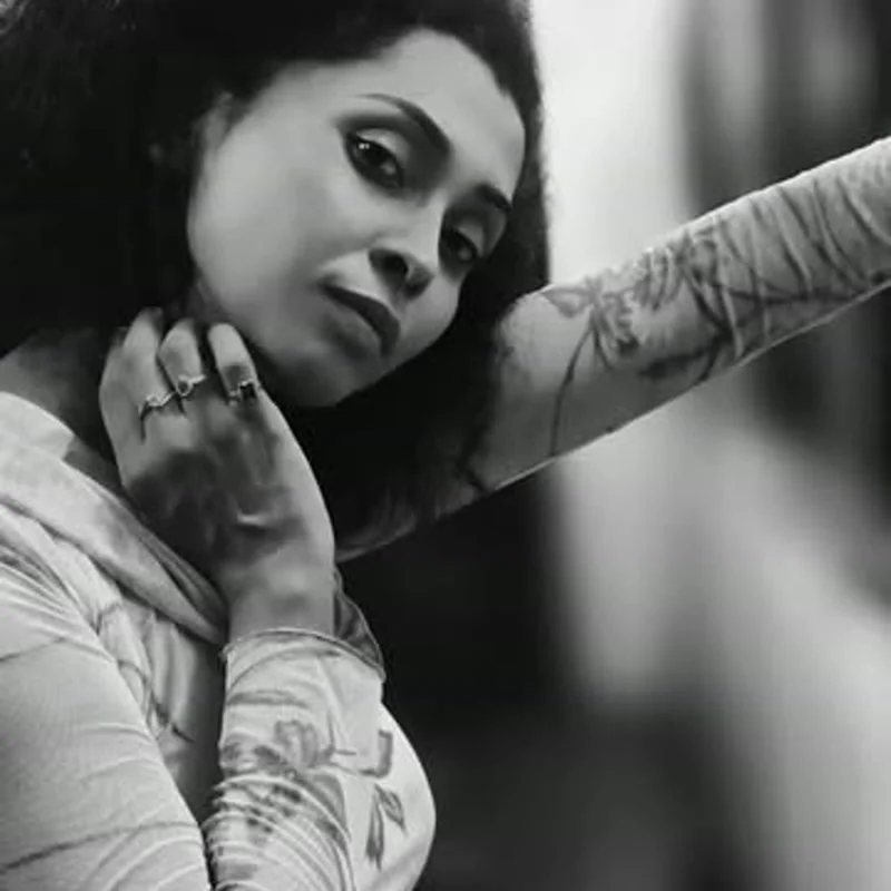 Black and white film set cinematography on Instagram