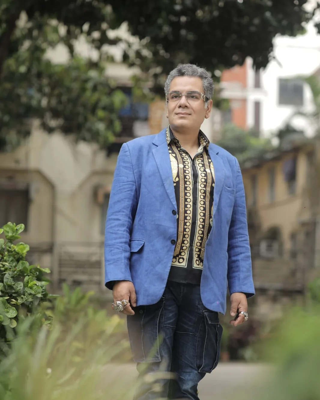Sudeep Ranjan Sarkar on a Kolkata street