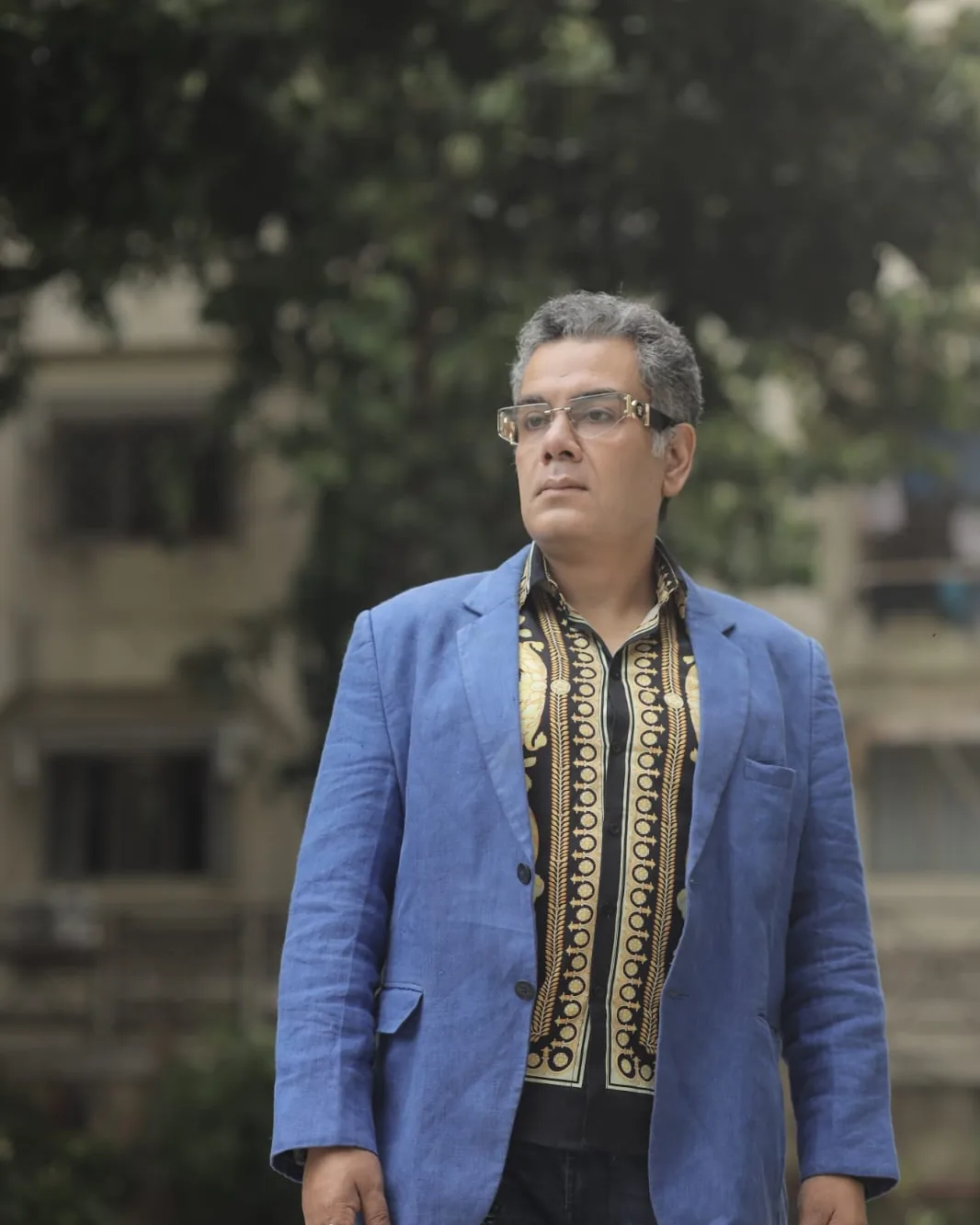 Sudeep Ranjan Sarkar outside Kolkata architecture